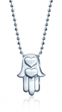 Alex Woo Little Faith Sterling Silver Hamsa Hand Pendant Necklace, 16 Alex Woo Little Faith Sterling Silver Hamsa Hand Pendant Necklace, 16