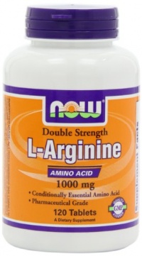 NOW Foods L-Arginine 1000mg, 120 Tablets NOW Foods L-Arginine 1000mg, 120 Tablets