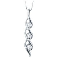 1/2 ct. tw. Diamond Sirena Fashion Pendant in 14K White Gold 1/2 ct. tw. Diamond Sirena Fashion Pendant in 14K White Gold