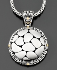 Take your style to the next level. This chic pendant from Balissima by Effy Collection is crafted in sterling silver with a bar and toggle closure. Approximate length: 18 inches. Approximate drop: 2 inches. Take your style to the next level. This chic pendant from Balissima by Effy Collection is crafted in sterling silver with a bar and toggle closure. Approximate length: 18 inches. Approximate drop: 2 inches.