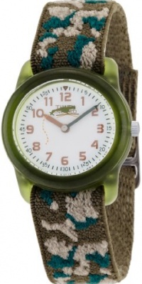 Timex Kids' T78141 Analog Camo Elastic Fabric Strap Watch