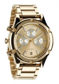 Nixon Camden Chrono Watch - Women's Champagne Gold/Silver, One Size Nixon Camden Chrono Watch - Women's Champagne Gold/Silver, One Size