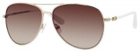 Marc by Marc Jacobs MMJ299/S Sunglasses - 0DLA Gold White (02 Brown Gradient Lens) - 59mm Marc by Marc Jacobs MMJ299/S Sunglasses - 0DLA Gold White (02 Brown Gradient Lens) - 59mm