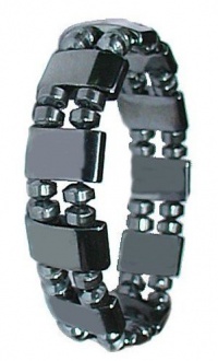 Men's LARGE ~ Sports Style ~ Powerful Magnetic Hematite Bracelet 8 1/2 - Arthritis/Pain Relief