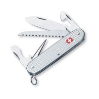 Victorinox Swiss Army Farmer Pocket Knife (Silver Alox Ribbed) Victorinox Swiss Army Farmer Pocket Knife (Silver Alox Ribbed)