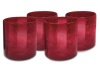 Artland Iris DOF, 14-Ounce, Ruby, Set of 4