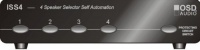 OSD Audio ISS4 High Power 4-Zone Speaker Selector with Impedance Protection (Black) OSD Audio ISS4 High Power 4-Zone Speaker Selector with Impedance Protection (Black)