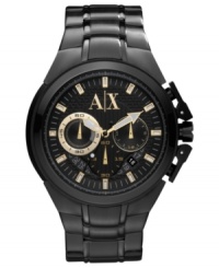 A multi-functional timepiece from AX Armani Exchange designed for the modern man. A multi-functional timepiece from AX Armani Exchange designed for the modern man.
