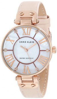 Anne Klein Women's 10/9918RGLP Leather Rosegold-Tone Pink Leather Strap Watch Anne Klein Women's 10/9918RGLP Leather Rosegold-Tone Pink Leather Strap Watch