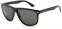 Ray-Ban RB4147P Flatop Boyfriend Polarized Sunglasses,Black Frame/Crystal Green Lens,60 mm Ray-Ban RB4147P Flatop Boyfriend Polarized Sunglasses,Black Frame/Crystal Green Lens,60 mm