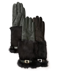 Elevate your winter look to luxe with Rachel Zoe's sumptuous lambskin and rabbit fur gloves. Elevate your winter look to luxe with Rachel Zoe's sumptuous lambskin and rabbit fur gloves.