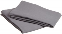 Pinzon Signature 190-Gram Cotton Velvet Flannel Standard Pillowcase Pair, Graphite Pinzon Signature 190-Gram Cotton Velvet Flannel Standard Pillowcase Pair, Graphite