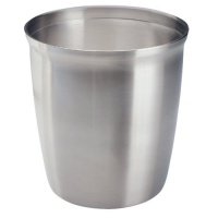 InterDesign Forma Can, Brushed Stainless Steel InterDesign Forma Can, Brushed Stainless Steel