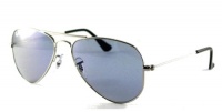 Ray-Ban 0RB3044 Aviator Sunglasses,Silver Frame/Light Blue Lens,One Size Ray-Ban 0RB3044 Aviator Sunglasses,Silver Frame/Light Blue Lens,One Size