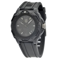 Luminox Men's 0201.BO Sentry 0200 Blackout With Rubber Band Watch Luminox Men's 0201.BO Sentry 0200 Blackout With Rubber Band Watch