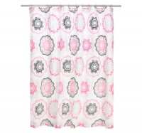 Dwellstudio Shower Curtain, Zinnia Rose Dwellstudio Shower Curtain, Zinnia Rose