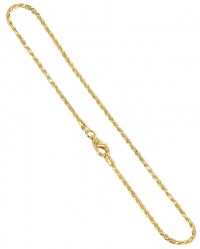 BDAGP002 14 KT Gold Over Sterling Silver Vermeil 1.5mm Rope Chain 9 10 inch Anklet BDAGP002 14 KT Gold Over Sterling Silver Vermeil 1.5mm Rope Chain 9 10 inch Anklet
