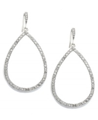 Graceful and glittering. Featuring a distinctive teardrop silhouette, these elegant earrings from Lauren Ralph Lauren are embellished with sparkling crystals. Add them to your evening ensemble as a fashionable finishing touch. Approximate drop: 2-1/4 inches. Graceful and glittering. Featuring a distinctive teardrop silhouette, these elegant earrings from Lauren Ralph Lauren are embellished with sparkling crystals. Add them to your evening ensemble as a fashionable finishing touch. Approximate drop: 2-1/4 inches.