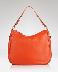 This cute and practical kate spade new york shoulder bag is so perfectly on point, you will want to carry it round the clock, crafted of leather with a zip closure that opens to multiple pockets. This cute and practical kate spade new york shoulder bag is so perfectly on point, you will want to carry it round the clock, crafted of leather with a zip closure that opens to multiple pockets.