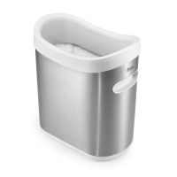 Polder WB-1300-90 Grocery Bag Trash Can, White Polder WB-1300-90 Grocery Bag Trash Can, White