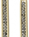 Kenneth Cole New York Urban Glitz Cherry Bead Rectangle Linear Drop Earrings