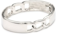 Anne Klein Silver-Tone Chain Link Stretch Bracelet Anne Klein Silver-Tone Chain Link Stretch Bracelet