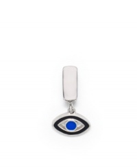 Keep an eye out all the time with this sterling silver and enamel charm. Donatella is a playful collection of charm bracelets and necklaces that can be personalized to suit your style! Available exclusively at Macy's. Keep an eye out all the time with this sterling silver and enamel charm. Donatella is a playful collection of charm bracelets and necklaces that can be personalized to suit your style! Available exclusively at Macy's.