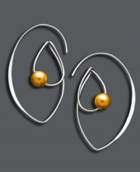Like a hand-sculpted work of art. Jody Coyote's free form wire earrings feature an intricate design highlighting Austrian crystal pearls. Set in sterling silver. Approximate drop: 1 inch. Like a hand-sculpted work of art. Jody Coyote's free form wire earrings feature an intricate design highlighting Austrian crystal pearls. Set in sterling silver. Approximate drop: 1 inch.