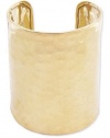 ZAD AWESOME XX-Wide 3 Hammered Yellow Gold Cuff Bracelet