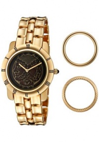 Women's Greek God Dial 18k God Plated Stainless Steel Women's Greek God Dial 18k God Plated Stainless Steel