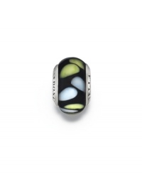 Reminiscent of a midnight garden, this chic bead is crafted in Murano glass and sterling silver. Donatella is a playful collection of charm bracelets and necklaces that can be personalized to suit your style! Available exclusively at Macy's. Reminiscent of a midnight garden, this chic bead is crafted in Murano glass and sterling silver. Donatella is a playful collection of charm bracelets and necklaces that can be personalized to suit your style! Available exclusively at Macy's.