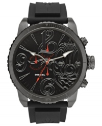 Street artist Mister Cartoon has teamed up with Diesel to create this rugged watch. Includes a limited edition number etched on the case and special packaging. Street artist Mister Cartoon has teamed up with Diesel to create this rugged watch. Includes a limited edition number etched on the case and special packaging.