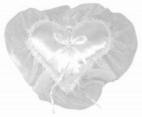 WILTON Organza Heart Pillow - Ring Bearer's WILTON Organza Heart Pillow - Ring Bearer's