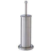 Toilet Bowl Brush with Stand, Stainless Steel Finish Toilet Bowl Brush with Stand, Stainless Steel Finish