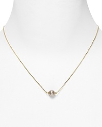 This floating pearl pendant necklace from Majorica is simply elegant. This floating pearl pendant necklace from Majorica is simply elegant.
