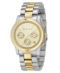 Michael Kors Quartz, Gold Dial with Two Tone Metal Bracelet - Womens Watch MK5137 Michael Kors Quartz, Gold Dial with Two Tone Metal Bracelet - Womens Watch MK5137