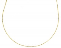 14k Yellow Gold Light Rope Chain Necklace, 20 14k Yellow Gold Light Rope Chain Necklace, 20