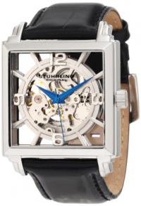 Stuhrling Original Men's 333N.33152 Classic Winchester Plaza Automatic Skeleton Silver Tone Watch