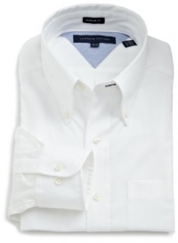 Tommy Hilfiger Men's Pinpoint Dress Shirt with Button Down Collar Tommy Hilfiger Men's Pinpoint Dress Shirt with Button Down Collar