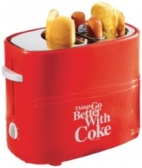 Nostalgia Electrics Coca Cola Series HDT600COKE Pop-Up Hot Dog Toaster Nostalgia Electrics Coca Cola Series HDT600COKE Pop-Up Hot Dog Toaster