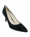 The Nine West Pumps go easily from season-to-season with their iconic silhouette and wearable kitten heel.