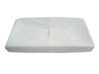 American Baby Company Heavenly Soft Minky Dot Fitted Contoured Changing Pad Cover, White Puff American Baby Company Heavenly Soft Minky Dot Fitted Contoured Changing Pad Cover, White Puff