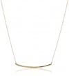 gorjana Taner Gold-Tone Small Bar Charm Necklace