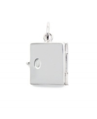 How better to express your technological prowess than with Rembrandt's laptop charm? Made in sterling silver, it's also engravable for personalized gift giving. Approximate drop: 3/4 inch. How better to express your technological prowess than with Rembrandt's laptop charm? Made in sterling silver, it's also engravable for personalized gift giving. Approximate drop: 3/4 inch.