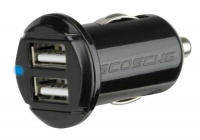 SCOSCHE usbc202m VOLT c2 - Dual 10 Watt (2.1A) USB Car Charger - Car Charger - Retail Packaging - Black SCOSCHE usbc202m VOLT c2 - Dual 10 Watt (2.1A) USB Car Charger - Car Charger - Retail Packaging - Black