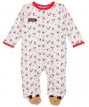 Carter's Watch the Wear Woof! Footed Coverall (Sizes 0M - 9M)