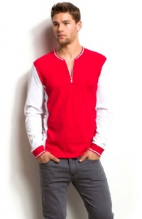 Armani Exchange Contrast Logo Henley Armani Exchange Contrast Logo Henley