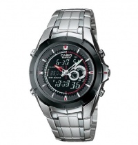 Casio Men's EFA119BK-1AV Ana-Digi Edifice Thermometer Bracelet Watch Casio Men's EFA119BK-1AV Ana-Digi Edifice Thermometer Bracelet Watch