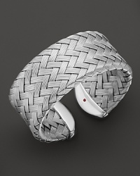 Fifth Season by Roberto Coin White Silver Medium Cuff Fifth Season by Roberto Coin White Silver Medium Cuff
