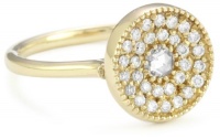 Mizuki 14k Diamond Evil Eye Ring with Rose Cut Center, Size 6.5 Mizuki 14k Diamond Evil Eye Ring with Rose Cut Center, Size 6.5
